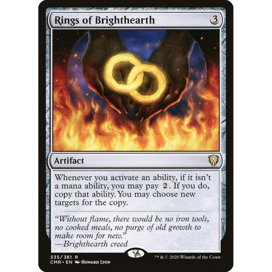 Rings of Brighthearth rare 335 Magic the Gathering Commander Legends
