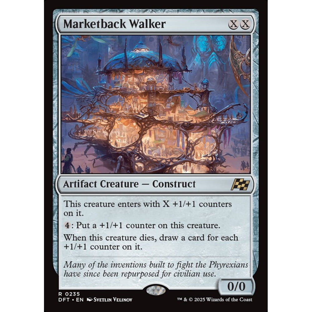 Marketback Walker, 235, rare, Magic: The Gathering, Aetherdrift