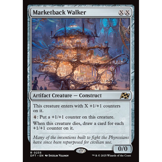 Marketback Walker, 235, rare, Magic: The Gathering, Aetherdrift