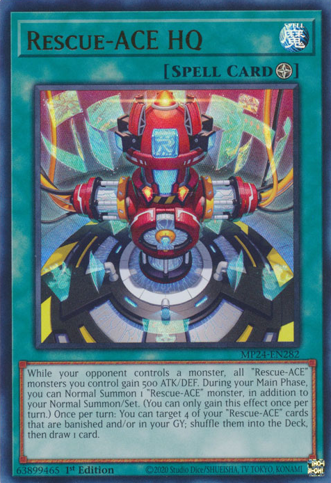Rescue-ACE HQ MP24-EN282 Ultra Ultra Rare Yu-Gi-Oh 25th Anniversary Tin: Dueling Mirrors in Art