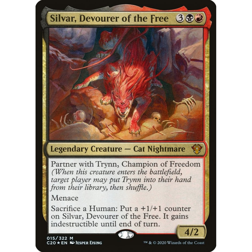 Silvar, Devourer of the Free mythic 15 Magic the Gathering Commander 2020