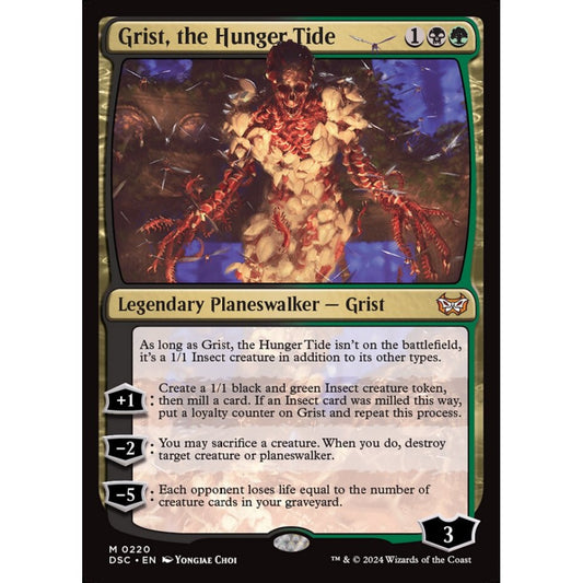Grist, the Hunger Tide, 220, mythic, Magic: The Gathering, Duskmourn: House of Horror