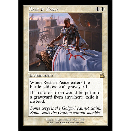 Rest in Peace rare 446 Magic the Gathering Ravnica Remastered