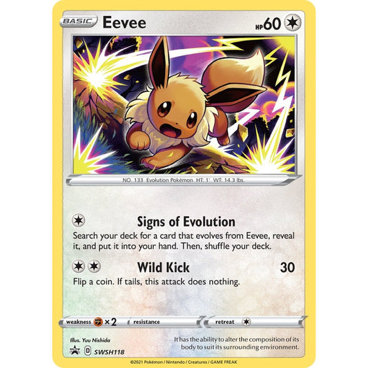 Eevee Promo SWSH118 Pokemon Card Game Sword & Shield Promos