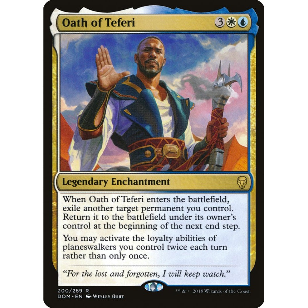 Oath of Teferi rare 200 Magic the Gathering Dominaria Japanese