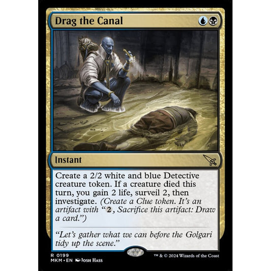 Drag the Canal rare 199 Magic the Gathering Murders at Karlov Manor