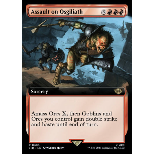 Assault on Osgiliath, rare, 386, Magic the Gathering, The Lord of the Rings: Tales of Middle-earth
