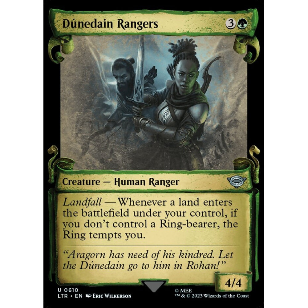Dúnedain Rangers, uncommon, 610, Magic the Gathering, The Lord of the Rings: Tales of Middle-earth