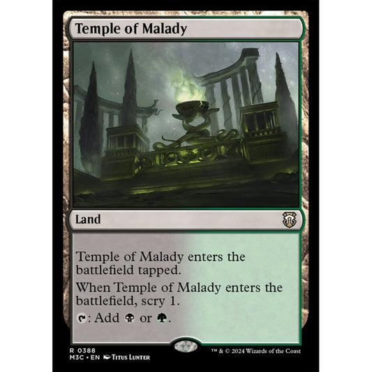 Temple of Malady, 388, rare, Magic: The Gathering, Modern Horizons 3