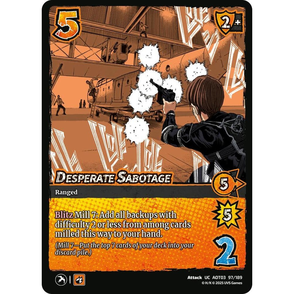 Desperate Sabotage 97/189 AOT03 Universus Attack on Titan: Apocalypse Attack UC