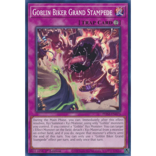 Goblin Biker Grand Stampede PHNI-EN075 Common Common Yu-Gi-Oh Phantom Nightmare in Art