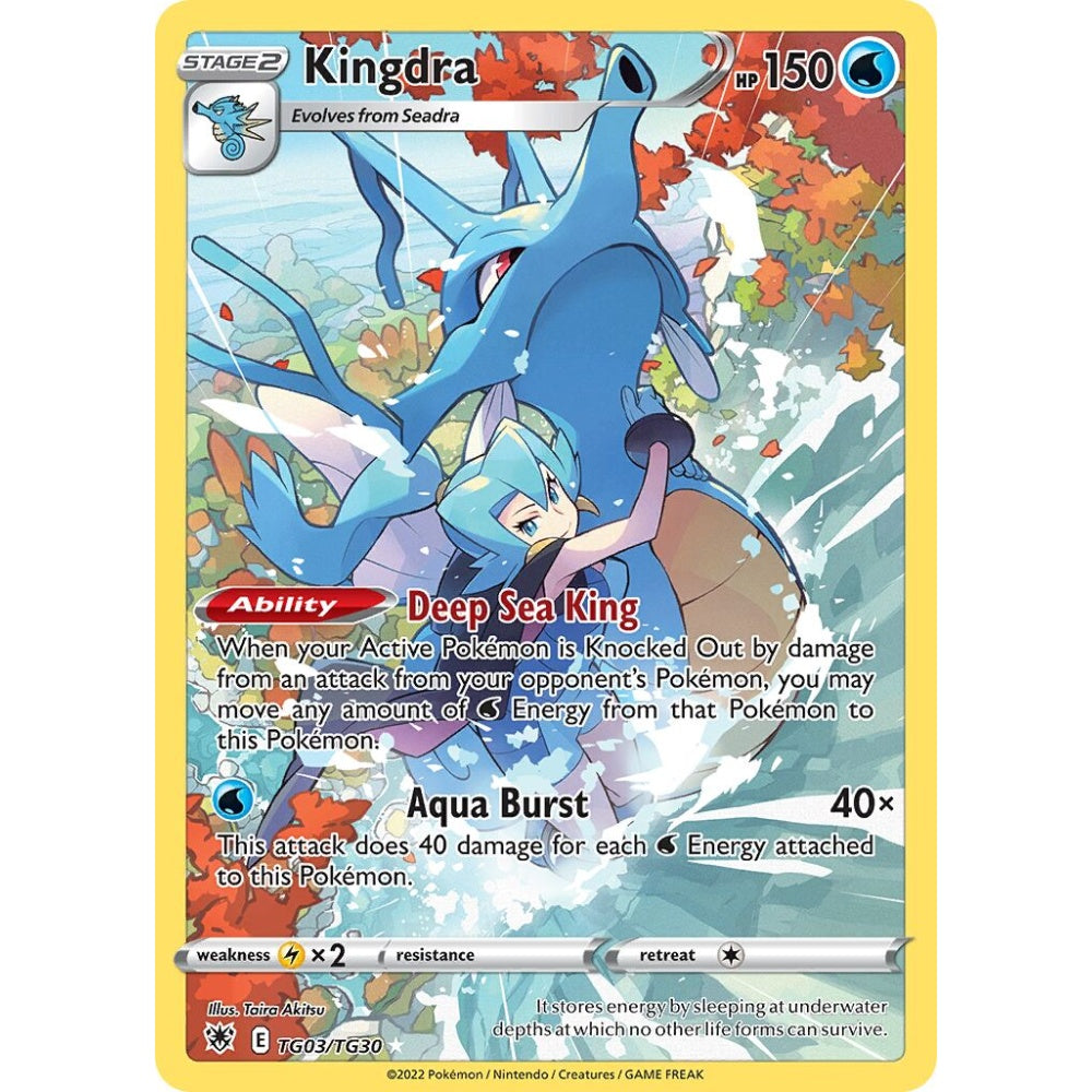 Kingdra Rare Holo TG03/TG30 Pokemon Card Game Astral Radiance