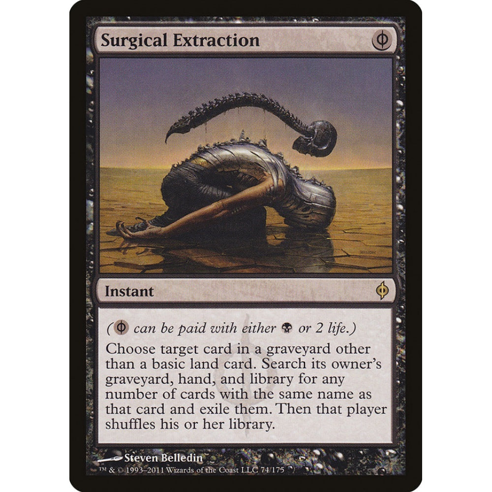 Surgical Extraction rare 74 Magic the Gathering New Phyrexia