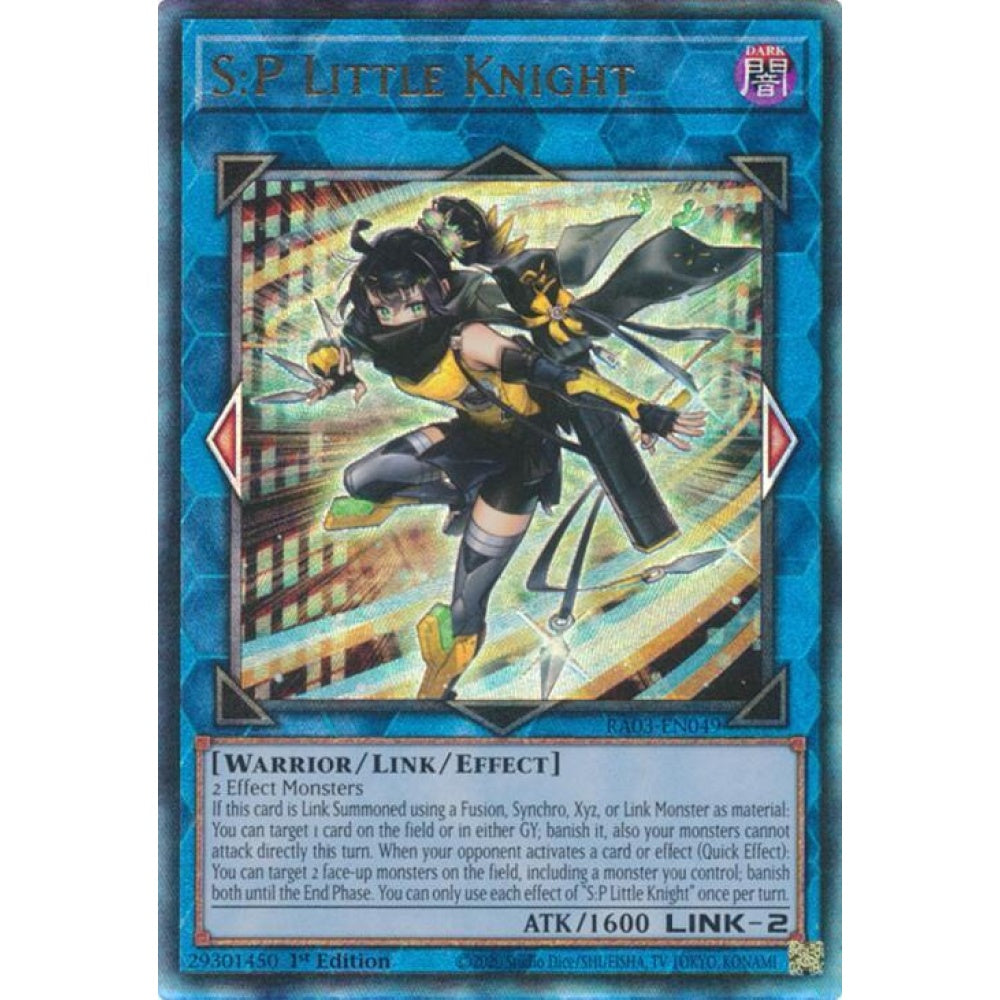 S:P Little Knight (PUR) RA03-EN049 Ultimate Rare Yu-Gi-Oh Quarter Century Bonanza