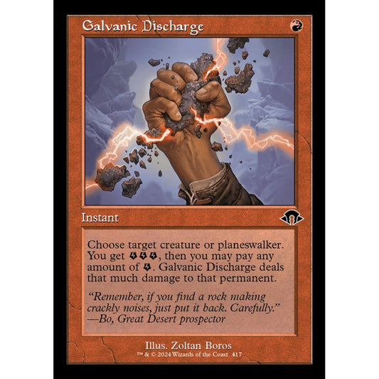 Galvanic Discharge, 417, common, Magic: The Gathering, Modern Horizons 3