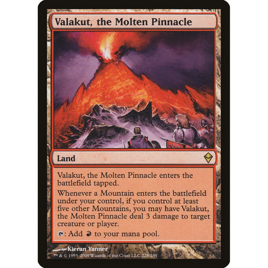 Valakut, the Molten Pinnacle rare 228 Magic the Gathering Zendikar
