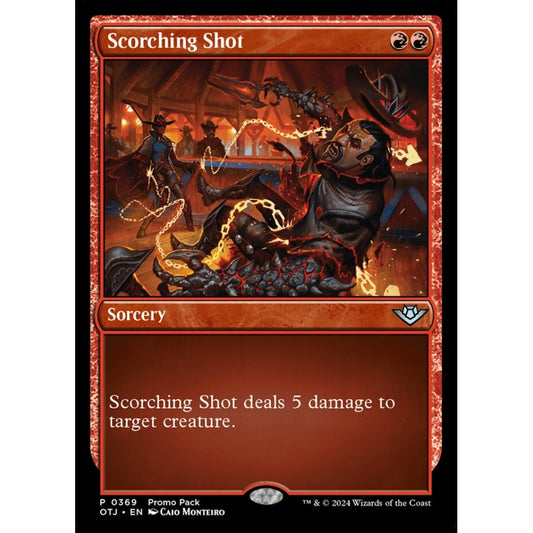 Scorching Shot, 369, uncommon, Magic: The Gathering, Outlaws of Thunder Junction