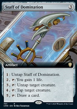 Staff of Domination - Commander Legends: Extras (Rare) [XCMR-701]
