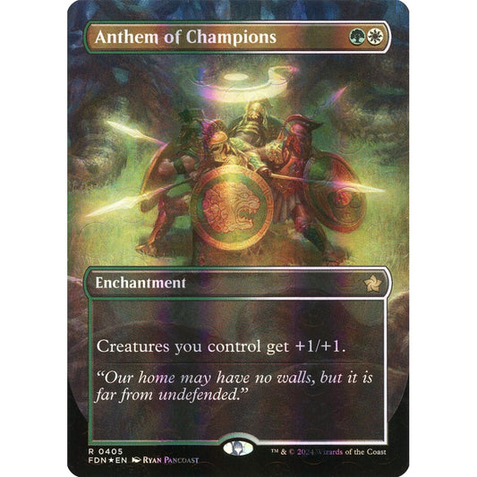 Anthem of Champions, 405, rare, Magic: The Gathering, Foundations