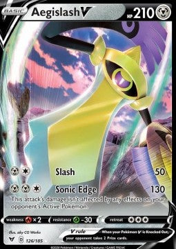 Aegislash V - Vivid Voltage (Ultra Rare) [VIV-126]