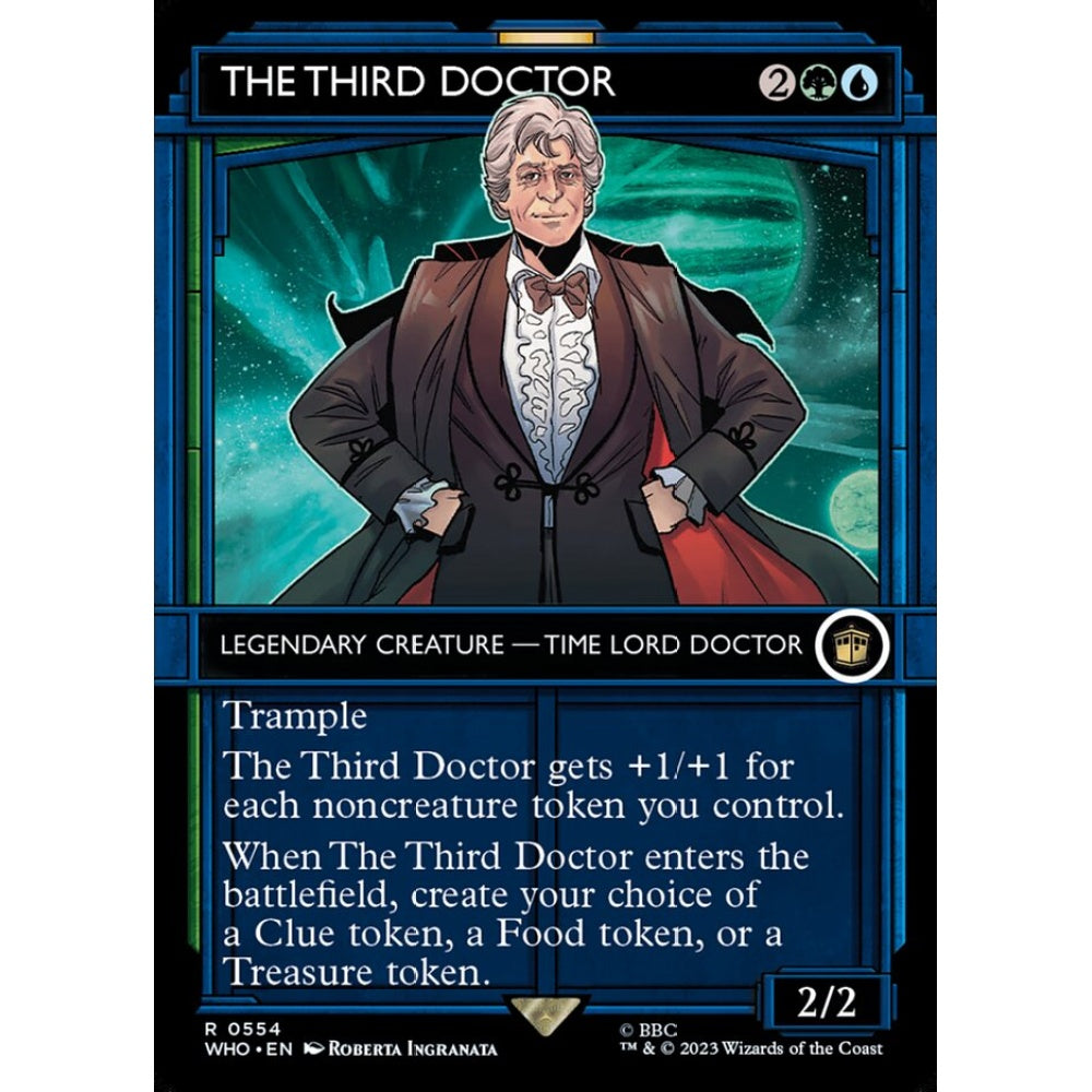 The Third Doctor rare 554 Magic the Gathering Doctor Who