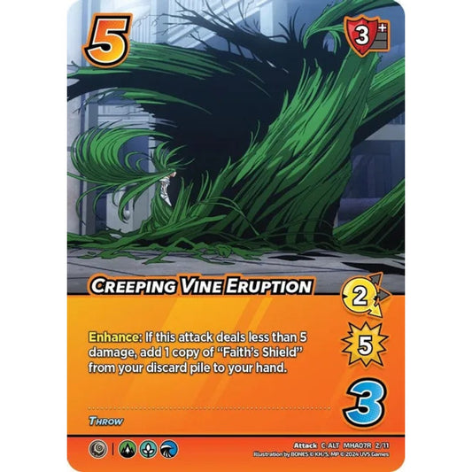 Creeping Vine Eruption, 2/11, UR-ALT, UniVersus, MHA07 Girl Power
