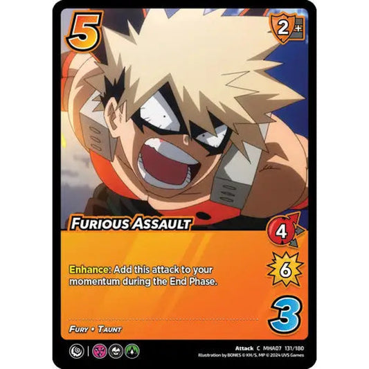 Furious Assault, 131/180, C, UniVersus, MHA07 Girl Power