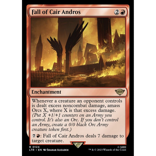 Fall of Cair Andros, rare, 124, Magic the Gathering, The Lord of the Rings: Tales of Middle-earth