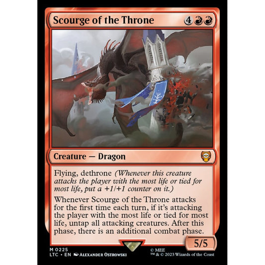 Scourge of the Throne, mythic, 225, Magic the Gathering, Tales of Middle-earth Commander