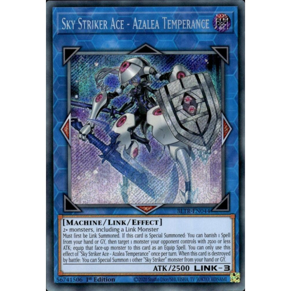 Sky Striker Ace - Azalea Temperance BLTR-EN044 Secret Yu-Gi-Oh Battles of Legend: Terminal Revenge