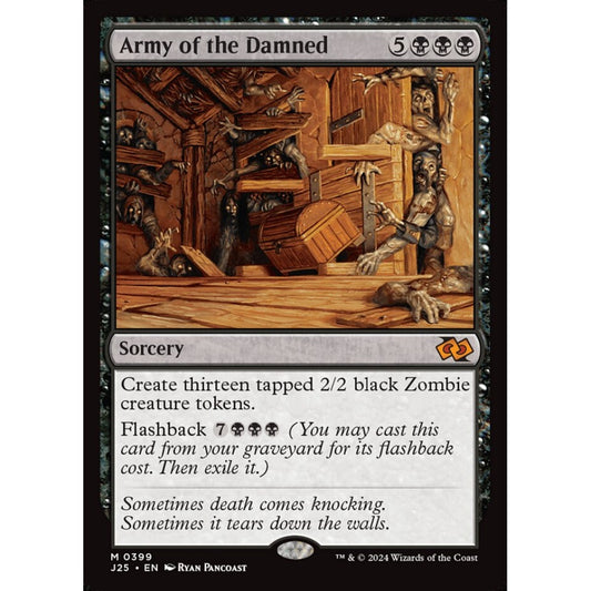 Army of the Damned, 399, mythic, Magic: The Gathering, Foundations Jumpstart