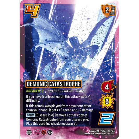 Demonic Catastrophe 96/185 TK802 Universus Tekken 8 Attack SR