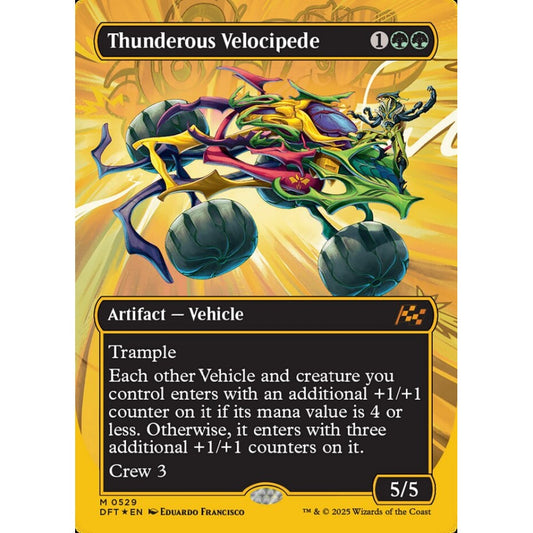 Thunderous Velocipede, 529, mythic, Magic: The Gathering, Aetherdrift