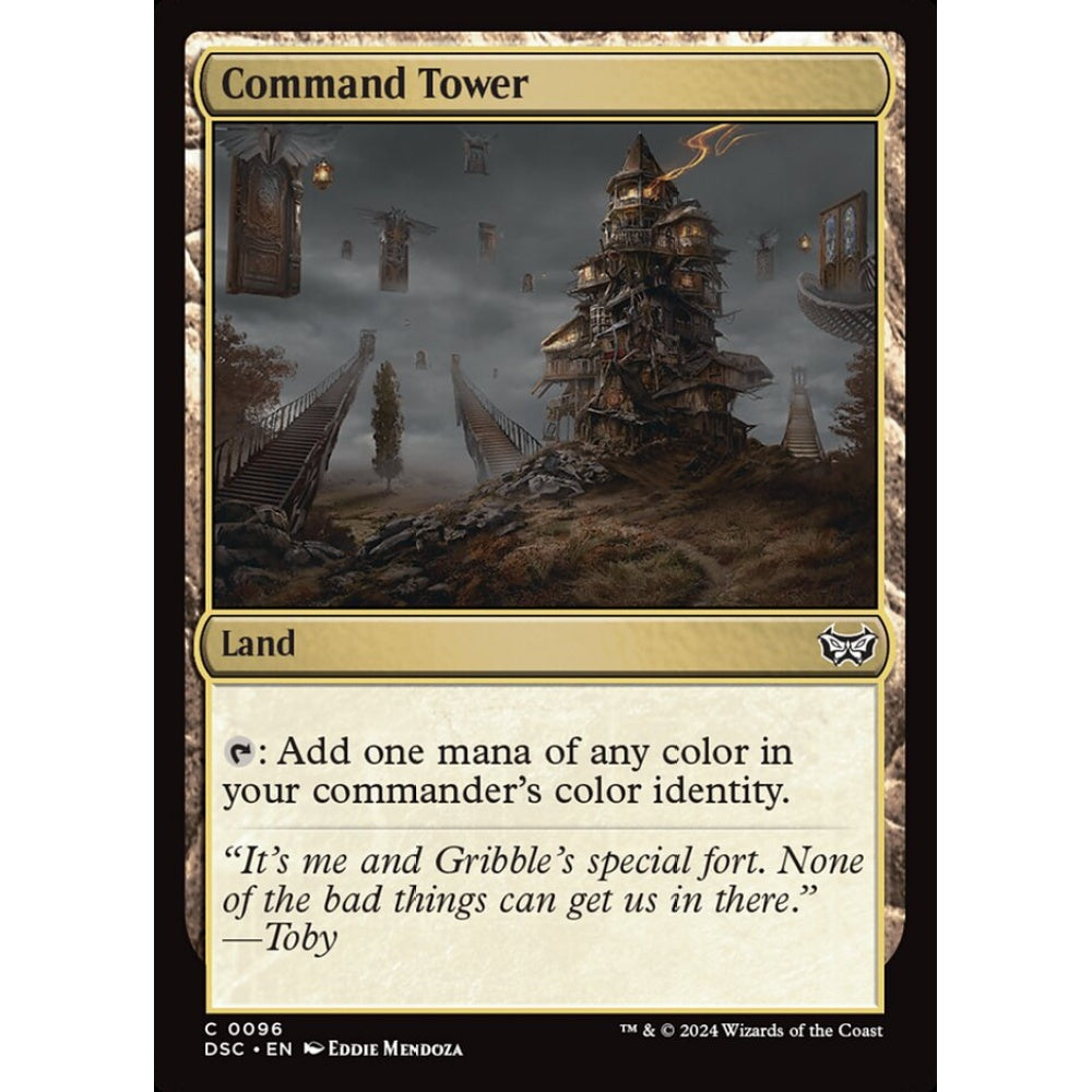 Command Tower, 96, common, Magic: The Gathering, Duskmourn: House of Horror