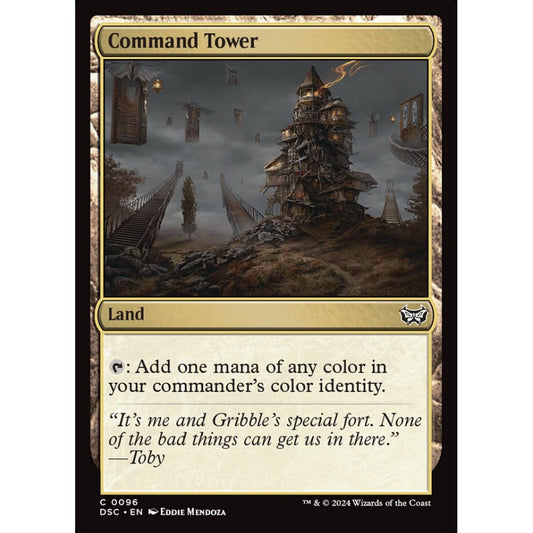 Command Tower, 96, common, Magic: The Gathering, Duskmourn: House of Horror