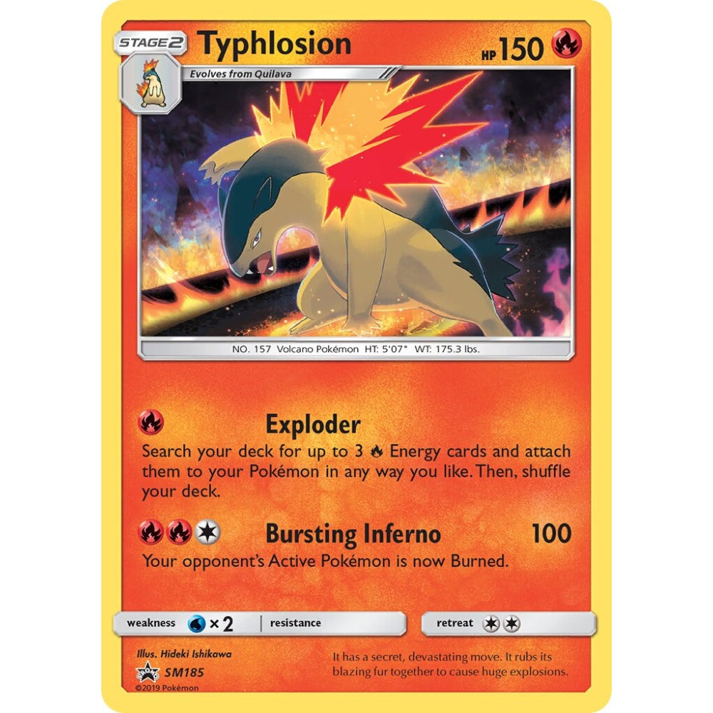 Typhlosion Promo SM185 Pokemon Card Game Sun & Moon Promos