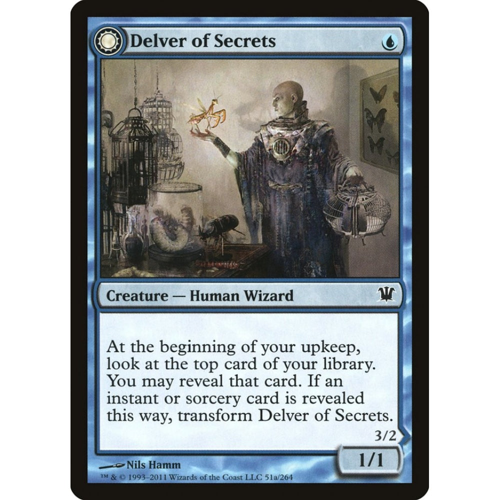 Delver of Secrets // Insectile Aberration common 51 Magic the Gathering Innistrad