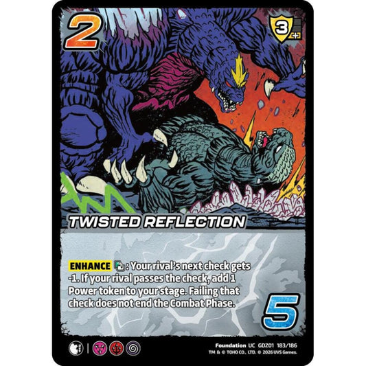 Twisted Reflection GDZ01 183/186 GDZ01 Universus Godzilla: Reign of Kaiju Foundation UC
