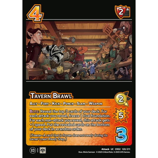 Tavern Brawl, 120/211, CR02, Universus, Critical Role: Heroes Of Exandria, Attack, UC