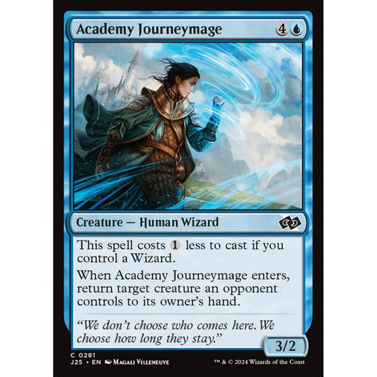Academy Journeymage, 281, common, Magic: The Gathering, Foundations Jumpstart