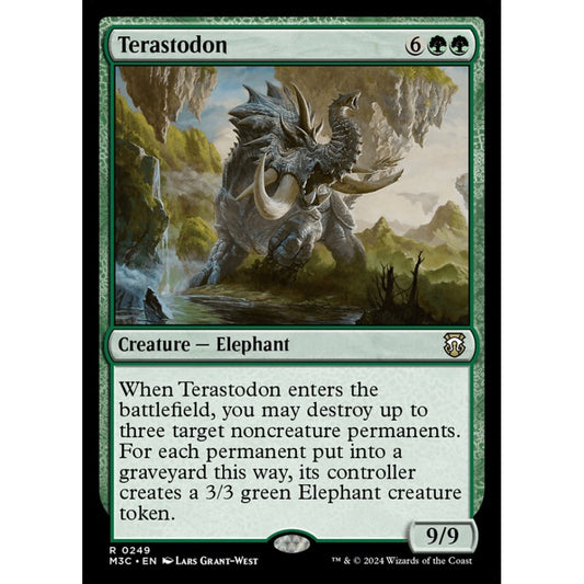 Terastodon, 249, rare, Magic: The Gathering, Modern Horizons 3