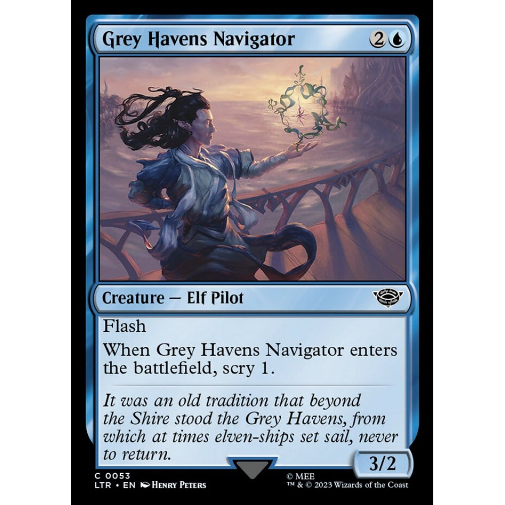 Grey Havens Navigator, common, 53, Magic the Gathering, The Lord of the Rings: Tales of Middle-earth
