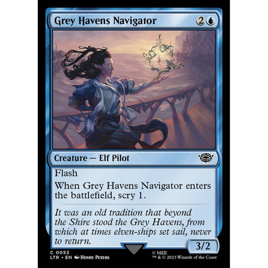 Grey Havens Navigator, common, 53, Magic the Gathering, The Lord of the Rings: Tales of Middle-earth