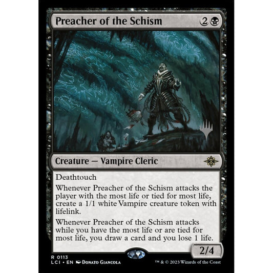 Preacher of the Schism rare 113p Magic the Gathering The Lost Caverns of Ixalan Promos
