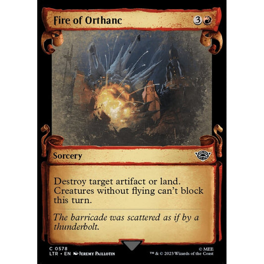 Fire of Orthanc, common, 578, Magic the Gathering, The Lord of the Rings: Tales of Middle-earth