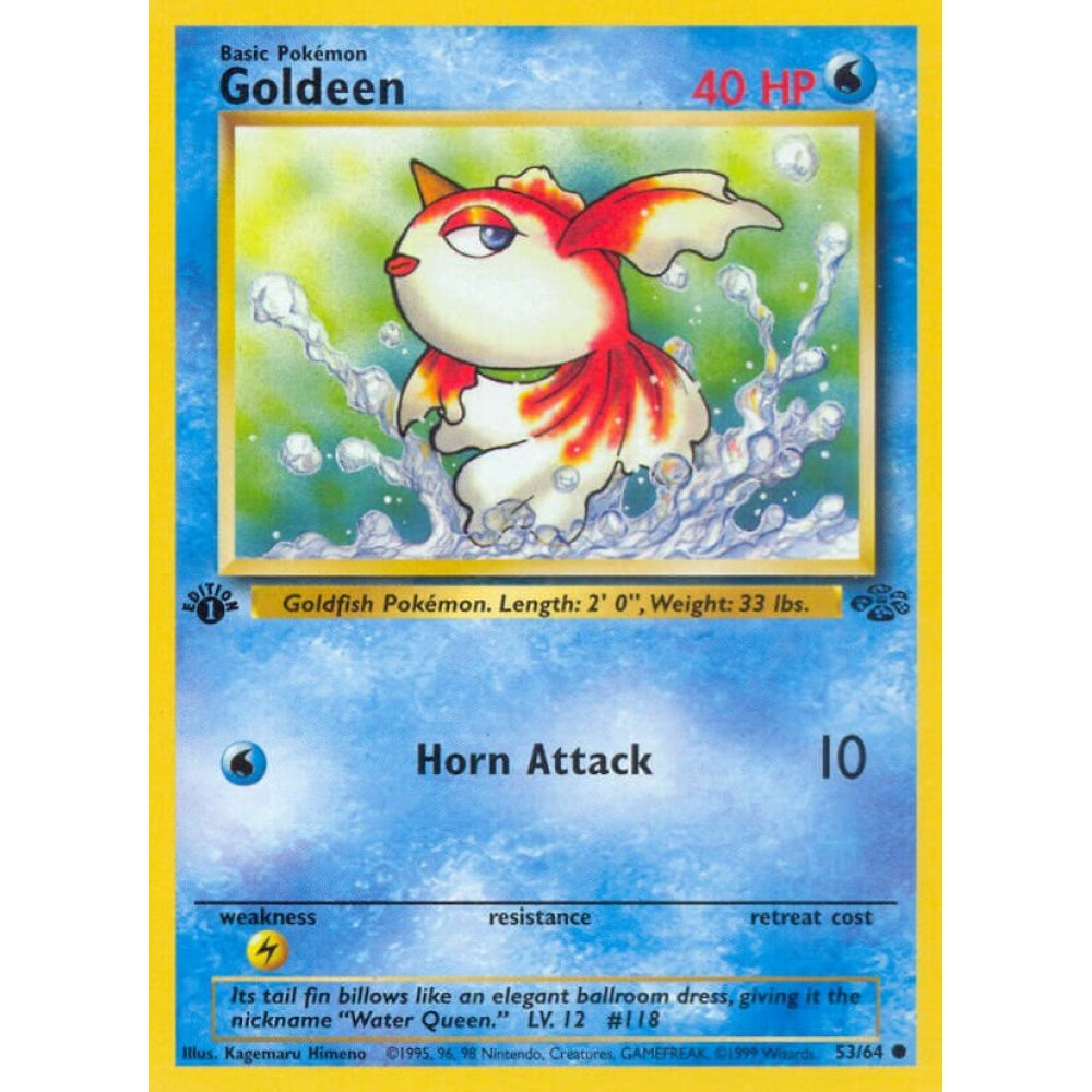 Goldeen Common 53/64 Pokemon Card Game Jungle