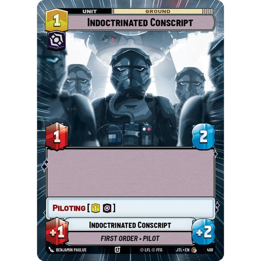 indoctrinated Conscript, C, JTL 498) Hyperspace, Star Wars Unlimited