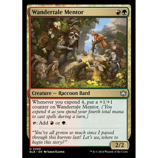 Wandertale Mentor, 240, uncommon, Magic: The Gathering, Bloomburrow