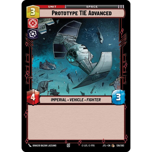 Prototype TIE Advanced, C, JTL 136), Star Wars Unlimited