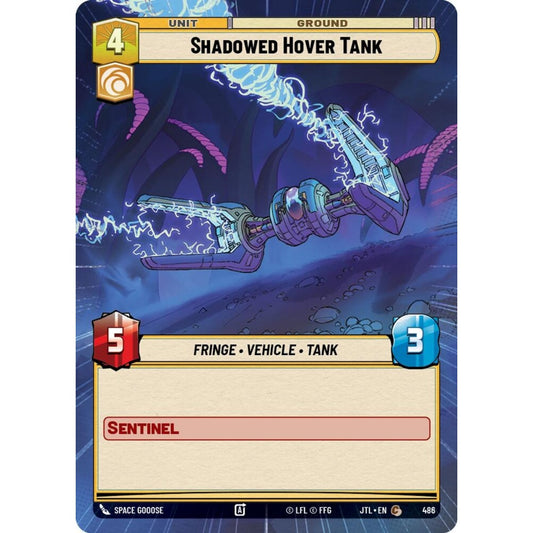 Shadowed Hover Tank, C, JTL 486) Hyperspace, Star Wars Unlimited
